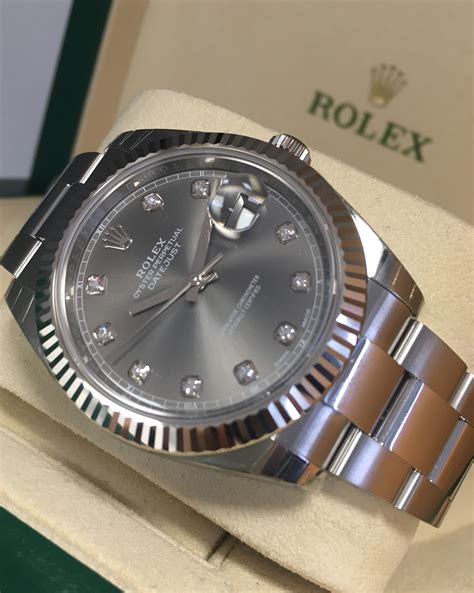 rolex datejust meteorite dial|rolex datejust 41 diamond dial.